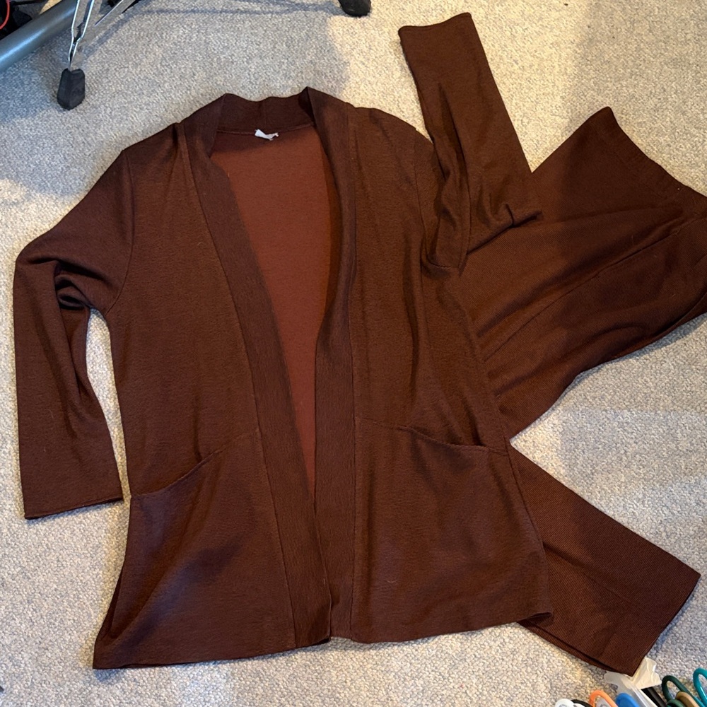 Elegant Brown Women's Pantsuit